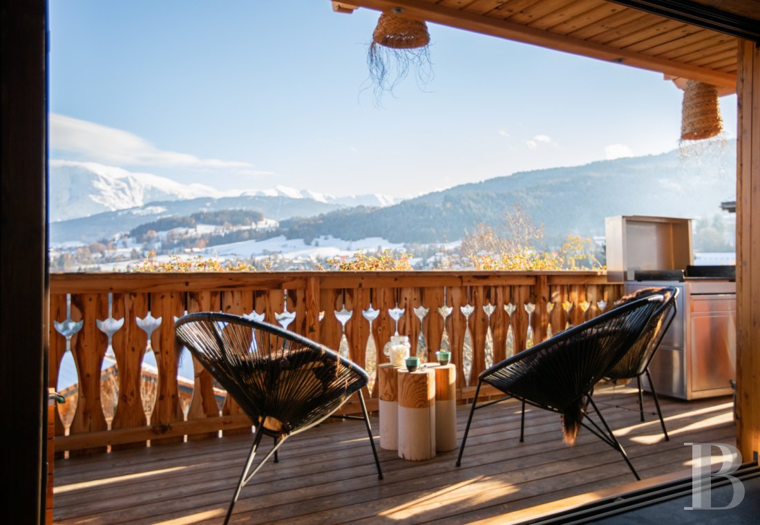 À Cordon, en Haute-Savoie, un chalet raffiné ouvert sur la chaîne du Mont-Blanc - photo  n°17